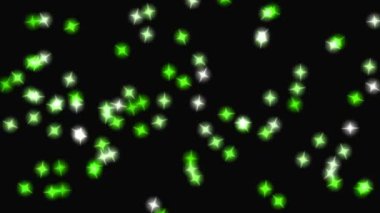 Parıldayan Yıldız Parçacık Canlandırma Grafikleri