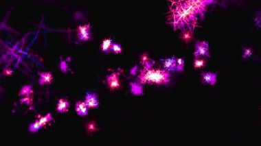 Parıldayan Yıldız Parçacık Canlandırma Grafikleri