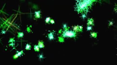 Parıldayan Yıldız Parçacık Canlandırma Grafikleri