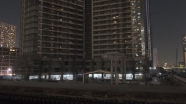 Tokyo Lisesi Apartman Koyu Bölgesi Gece Kulesi Konağı