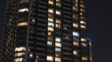 Tokyo Lisesi Apartman Koyu Bölgesi Gece Kulesi Konağı
