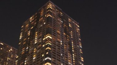 Tokyo Lisesi Apartman Koyu Bölgesi Gece Kulesi Konağı