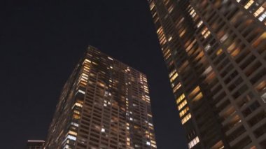 Tokyo Lisesi Apartman Koyu Bölgesi Gece Kulesi Konağı