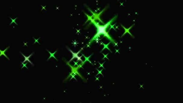 Glitter Shine Star Particle Κινούμενα Γραφικά Κίνησης — Αρχείο Βίντεο
