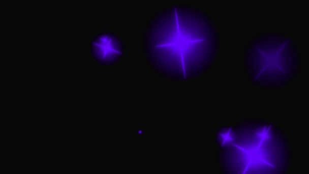 Glitter Shine Star Particle Animation Motion Graphics — Stockvideo