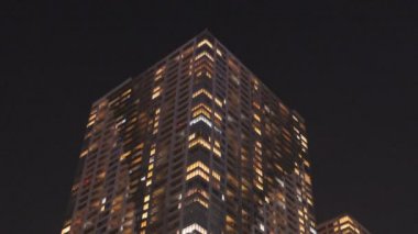 Tokyo Lisesi Apartman Koyu Bölgesi Gece Kulesi Konağı