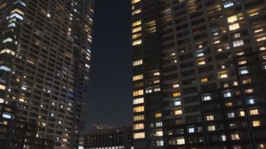 Tokyo Lisesi Apartman Koyu Bölgesi Gece Kulesi Konağı