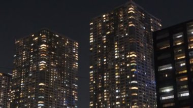 Tokyo Lisesi Apartman Koyu Bölgesi Gece Kulesi Konağı