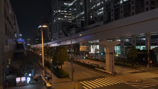 Tokyo Odaiba Vista Notturna 2022 — Video Stock