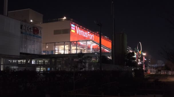 Tokyo Odaiba Night View 2022 — стокове відео
