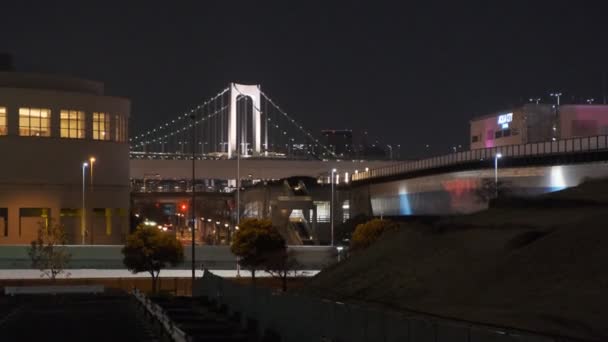 2022年东京奥代巴夜景 — 图库视频影像