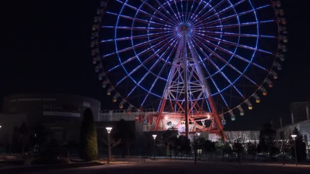 Tokyo Odaiba Vista Notturna 2022 — Video Stock