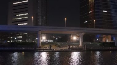 Tokyo Asakusa Sumida Nehri Gece Manzarası 2022