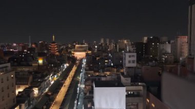Tokyo Asakusa Gözlem Güvertesi Gece Görüşü 2022