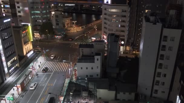 東京浅草展望台夜景2022 — ストック動画