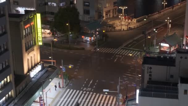 2022年东京Asakusa观景台夜景 — 图库视频影像