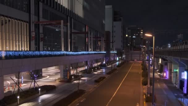 Ночной Вид Токио Акихара 2022 Марта — стоковое видео