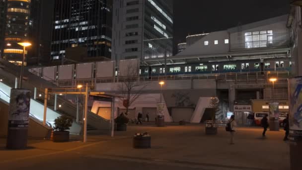 Tokyo Akihabara Night View 2022 Mars — Stockvideo
