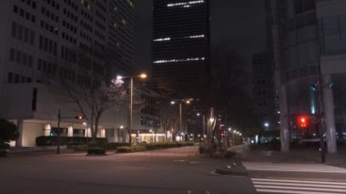 Tokyo Shinjuku Gece Manzarası 2022 Mart