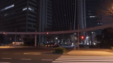 Tokyo Shinjuku Gece Manzarası 2022 Mart