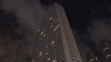 Tokyo Shinjuku Gece Manzarası 2022 Mart