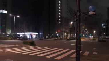 Tokyo Shinjuku Gece Manzarası 2022 Mart
