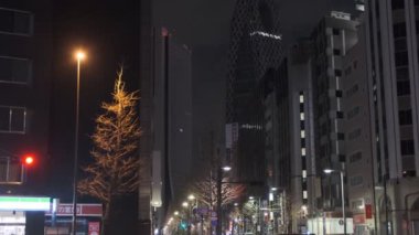 Tokyo Shinjuku Gece Manzarası 2022 Mart