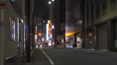 Tokyo Shinjuku Gece Manzarası 2022 Mart