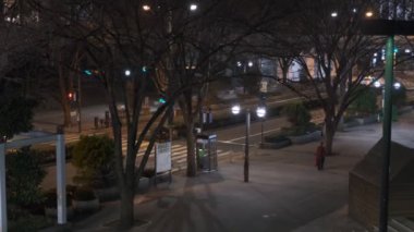 Tokyo Shinjuku Gece Manzarası 2022 Mart