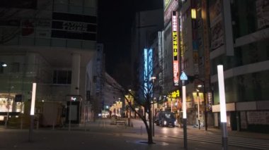 Tokyo Shinjuku Gece Manzarası 2022 Mart