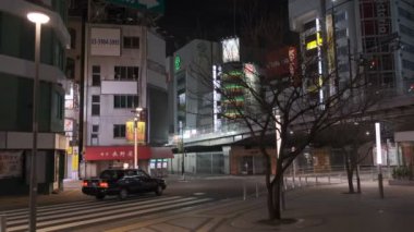 Tokyo Shinjuku Gece Manzarası 2022 Mart