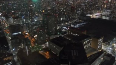 Tokyo Shiodome Gözlem Güvertesi Gece Görüşü 2022