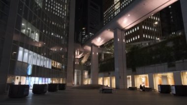 Tokyo Shiodome gece görüşü 2022 Mart