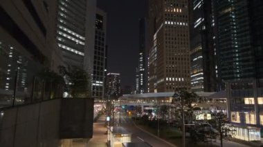 Tokyo Shiodome gece görüşü 2022 Mart