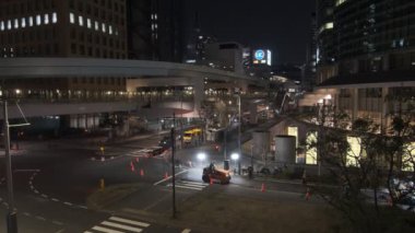 Tokyo Shiodome gece görüşü 2022 Mart