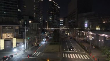 Tokyo Shiodome gece görüşü 2022 Mart