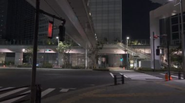 Tokyo Shiodome gece görüşü 2022 Mart