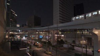 Tokyo Shiodome gece görüşü 2022 Mart