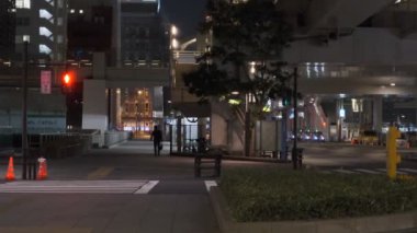 Tokyo Shiodome gece görüşü 2022 Mart