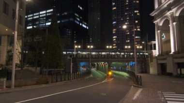 Tokyo Shiodome gece görüşü 2022 Mart