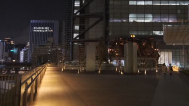 Tokyo Shiodome gece görüşü 2022 Mart