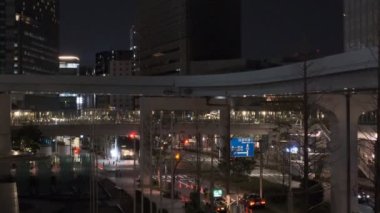 Tokyo Shiodome gece görüşü 2022 Mart