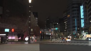 Tokyo Hibiya Yurakucho Gece Manzarası 2022