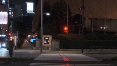 Tokyo Hibiya Yurakucho Gece Manzarası 2022