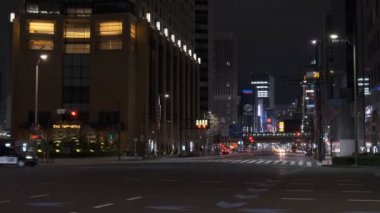 Tokyo Hibiya Yurakucho Gece Manzarası 2022