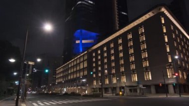 Tokyo Hibiya Yurakucho Gece Manzarası 2022