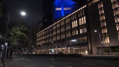 Tokyo Hibiya Yurakucho Gece Manzarası 2022