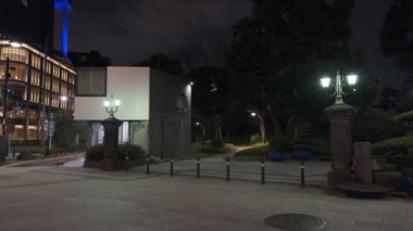 Tokyo Hibiya Yurakucho Gece Manzarası 2022