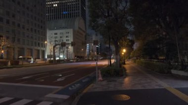 Tokyo Hibiya Yurakucho Gece Manzarası 2022