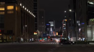 Tokyo Hibiya Yurakucho Gece Manzarası 2022